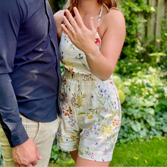 H&M Floral Backless Romper - Picture 5 of 5